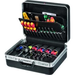 Parat 489000171 Coffre ˆ Outils / Coffre ˆ Outils Serrure ˆ Cylindre Basculant CLASSIC KingSize | Mallette ˆ Outils Avec Porte-outils, Plateau InfŽrieur Et Serrure | MatŽriel: Plastique X-ABS; Noir (vide - Sans Contenu) -Malette de rangement Soldes 2022 44053126 4
