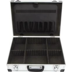 Mallette à Outils Non équipée TOOLCRAFT 1409403 Universelle (l X H X P) 430 X 145 X 315 Mm - Aluminium