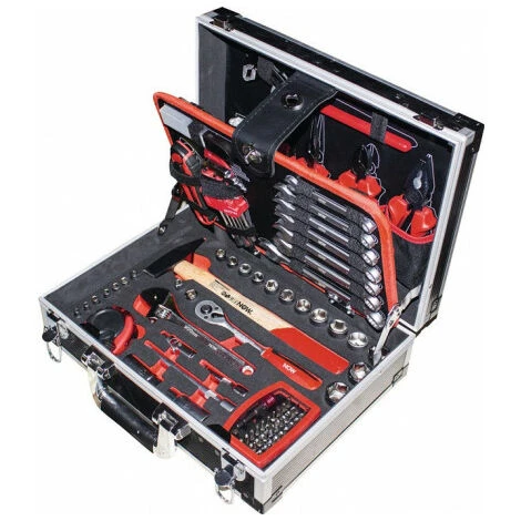 FP Assortiment D'outils 105 Pièces Dans Une Mallette En Aluminium NOW 1 FP Assortiment D'outils 105 Pièces Dans Une Mallette En Aluminium NOW