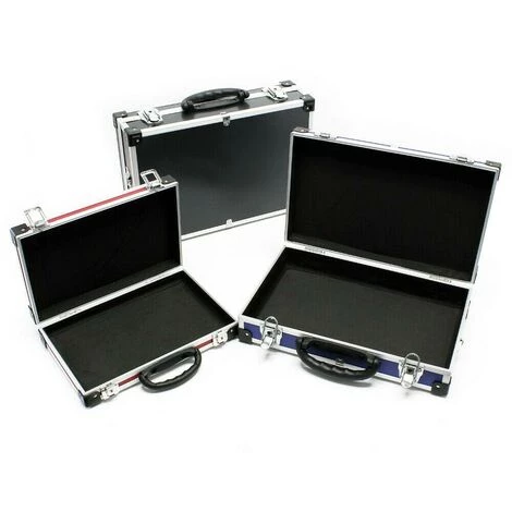 HELLOSHOP26 Alu Lot Valises Caisse Alu Valise Alu Boite à Outils 3 Valises Noir Bleu Rouge - Bleu 2 HELLOSHOP26 Alu Lot Valises Caisse Alu Valise Alu Boite à Outils 3 Valises Noir Bleu Rouge - Bleu – Image 2