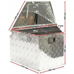 HELLOSHOP26 Boîte De Rangement Aluminium Serrure Caisse à Outils Malle De Transport Coffre - Or 5 HELLOSHOP26 Boîte De Rangement Aluminium Serrure Caisse à Outils Malle De Transport Coffre - Or -Malette de rangement Soldes 2022 50674024 3