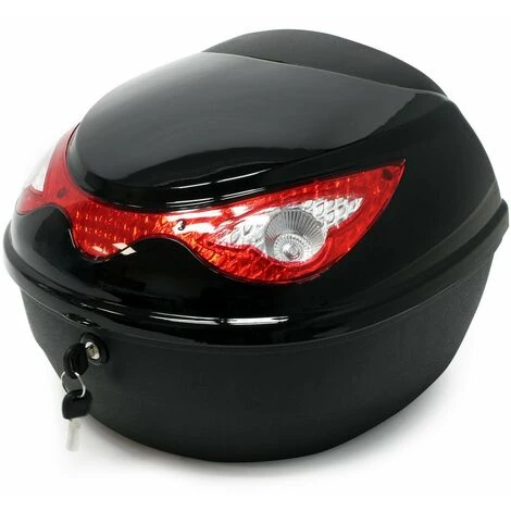 HELLOSHOP26 Coffre De Moto Top Case Roller Motocyclette Valise Scooter 22 Litres Transport - Or 2 HELLOSHOP26 Coffre De Moto Top Case Roller Motocyclette Valise Scooter 22 Litres Transport - Or – Image 2