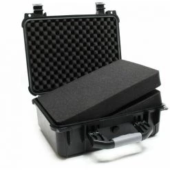 HELLOSHOP26 Mallette De Transport Noire 14 Litres Protection étanche Ajustable Mousse - Noir