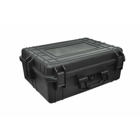 Topdeal Mallette De Transport Robuste Noir Avec Mousse 35 Litres 2 Topdeal Mallette De Transport Robuste Noir Avec Mousse 35 Litres – Image 2