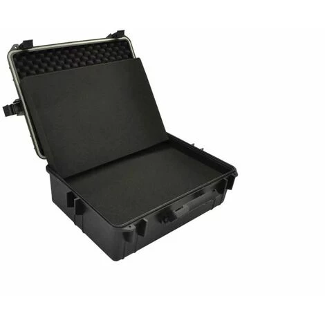 Topdeal Mallette De Transport Robuste Noir Avec Mousse 35 Litres 3 Topdeal Mallette De Transport Robuste Noir Avec Mousse 35 Litres – Image 3