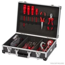 KREATOR Coffre Aluminium 420x300x125mm Noir -Malette de rangement Soldes 2022 52976944 3