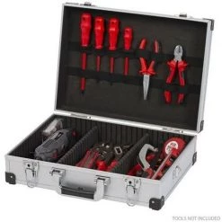 KREATOR Coffre Aluminium 420x300x125mm Argent 5 KREATOR Coffre Aluminium 420x300x125mm Argent -Malette de rangement Soldes 2022 52976961 3