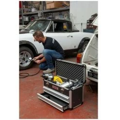 KREATOR Coffre Aluminium 523x240x305mm 2 Tiroirs