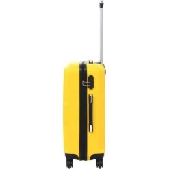 Hommoo Valise Rigide 3 Pcs Jaune ABS -Malette de rangement Soldes 2022 54168270 5