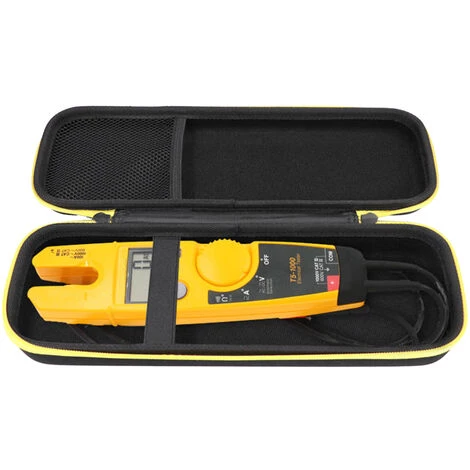 SUPERSELLER Mallette De Rangement Pour Multimètre Sac De Rangement Pour Multimètre, étui De Protection Rigide De Remplacement Pour Fluke T5-1000/T5-600 - Le Noir - Le Noir 3 SUPERSELLER Mallette De Rangement Pour Multimètre Sac De Rangement Pour Multimètre, étui De Protection Rigide De Remplacement Pour Fluke T5-1000/T5-600 - Le Noir - Le Noir – Image 3