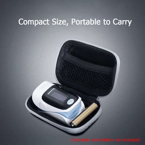 SUPERSELLER Oxymètre Mallette De Rangement Oxymètre De Pouls Du Bout Des Doigts Mallette De Voyage Antichoc Étanche EVA Boîte De Rangement Moniteur De Saturation Du Sang Pochette Boîte Sac De Protection - Le Noir - Le Noir 4 SUPERSELLER Oxymètre Mallette De Rangement Oxymètre De Pouls Du Bout Des Doigts Mallette De Voyage Antichoc Étanche EVA Boîte De Rangement Moniteur De Saturation Du Sang Pochette Boîte Sac De Protection - Le Noir - Le Noir – Image 4