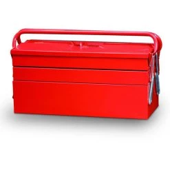 BRICK Boîte à Outils 5 Compartiments 49,5x20x29 Cm - Rouge