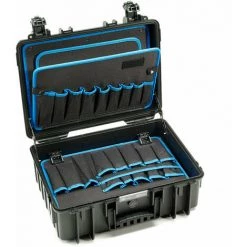 B&W International B&W Group B&W JET 5000 - Noir - Bleu - Polypropylene (PP) - 34 Pochettes - Résistant à La Poussière - Résistant Aux Chocs - Anti-éclaboussures - 468 Mm - 365 Mm (117.17/P)