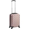 INLIFE Valise Rigide Doré Rose ABS