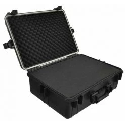 INLIFE Mallette De Transport Robuste Noir Avec Mousse 35 Litres