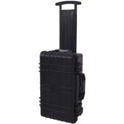 JN.SONGS Valise à Outil Boîte De Protection Pour Equipement Étui De Transport Avec Mousse, 56x35x23 Cm Noir