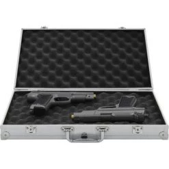 FIMEI Mallette Pour Arme à Feu Aluminium ABS Argenté