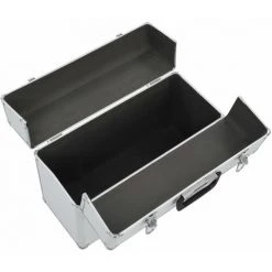 TRUE DEAL Boîte à Outils 47 X 36 X 20 Cm Argenté Aluminium -Malette de rangement Soldes 2022 61697982 3