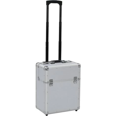 TRUE DEAL Valise De Pilote 39 X 47 X 25 Cm Argenté Aluminium 1 TRUE DEAL Valise De Pilote 39 X 47 X 25 Cm Argenté Aluminium