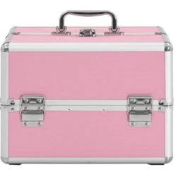 TRUE DEAL Mallette à Maquillage 22x30x21 Cm Rose Aluminium 7 TRUE DEAL Mallette à Maquillage 22x30x21 Cm Rose Aluminium -Malette de rangement Soldes 2022 61819962 3