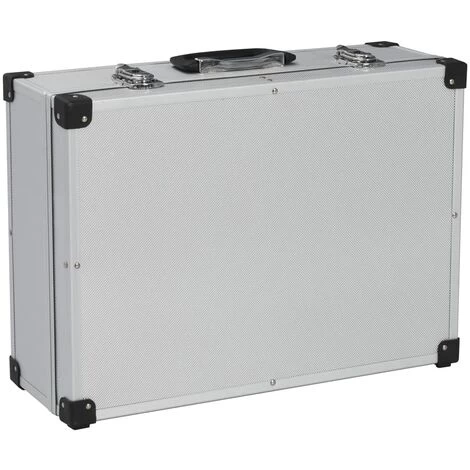 SUPERMARKET Valise à Outils 46 X 33 X 16 Cm Argenté Aluminium 3 SUPERMARKET Valise à Outils 46 X 33 X 16 Cm Argenté Aluminium – Image 3