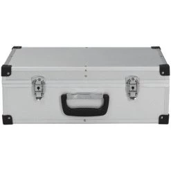 SUPERMARKET Valise à Outils 46 X 33 X 16 Cm Argenté Aluminium 8 SUPERMARKET Valise à Outils 46 X 33 X 16 Cm Argenté Aluminium -Malette de rangement Soldes 2022 63654632 4