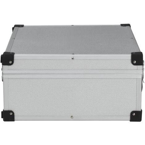 SUPERMARKET Valise à Outils 46 X 33 X 16 Cm Argenté Aluminium 5 SUPERMARKET Valise à Outils 46 X 33 X 16 Cm Argenté Aluminium – Image 5