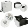 AREBOS Pro Aluminium Cosmétique 2 Couches Coffret Valisa Beauté Case Silber - Argent