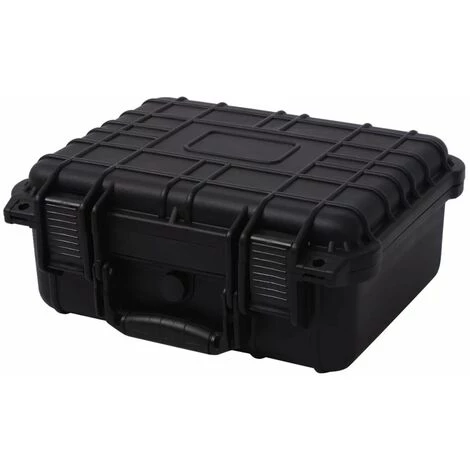 VIDAXL Boîte De Protection Pour équipement 35 X 29,5 X 15 Cm Noir - Noir 1 VIDAXL Boîte De Protection Pour équipement 35 X 29,5 X 15 Cm Noir - Noir