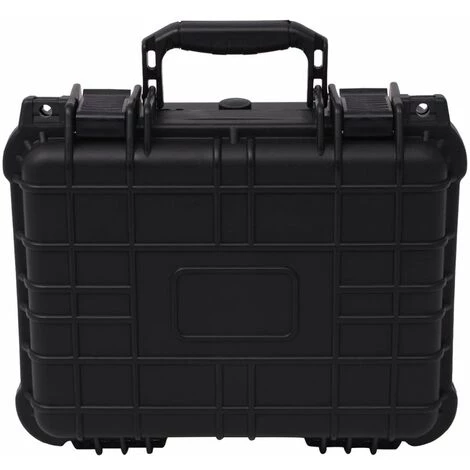 VIDAXL Boîte De Protection Pour équipement 35 X 29,5 X 15 Cm Noir - Noir 2 VIDAXL Boîte De Protection Pour équipement 35 X 29,5 X 15 Cm Noir - Noir – Image 2