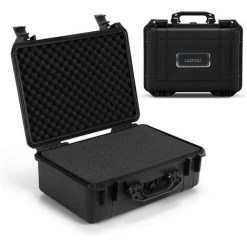 GOPLUS Valise ?tanche Appareil Photo Coffret De Protection Universel Caméra, Avec Mousse Alvéolée Et Loquets à Pression, Pour Drone, Appareil Photo (56 X 44 X 22 Cm)
