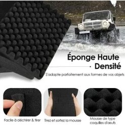 GOPLUS Valise ?tanche Appareil Photo Coffret De Protection Universel Caméra, Avec Mousse Alvéolée Et Loquets à Pression, Pour Drone, Appareil Photo (56 X 44 X 22 Cm) -Malette de rangement Soldes 2022 66858569 3