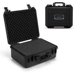 GOPLUS Valise ?tanche Appareil Photo Coffret De Protection Universel Caméra, Avec Mousse Alvéolée Et Loquets à Pression, Pour Drone, Appareil Photo (34 X 31 X 16 Cm)