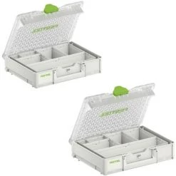 Festool SYS3 ORG M 89 6xESB Set De Coffrets Systainer Organizer Pour Petites Pièces + Casiers (2x 204854) -Malette de rangement Soldes 2022 68101779 5