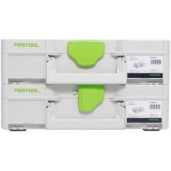 Festool SYS3 M 112 Set De Coffrets Systainer 396 X 296 X 112 Mm - 7,7 L (2x 204840) -Malette de rangement Soldes 2022 68101797 3