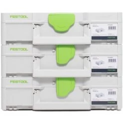 Festool SYS3 M 112 Set De Coffrets Systainer 396 X 296 X 112 Mm - 7,7 L (3x 204840) -Malette de rangement Soldes 2022 68101798 4
