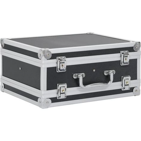 LangRay Adulte Mallette Pour Arme à Feu Aluminium ABS Noir 2 LangRay Adulte Mallette Pour Arme à Feu Aluminium ABS Noir – Image 2