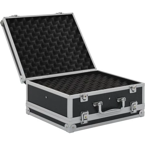 LangRay Adulte Mallette Pour Arme à Feu Aluminium ABS Noir 5 LangRay Adulte Mallette Pour Arme à Feu Aluminium ABS Noir – Image 5