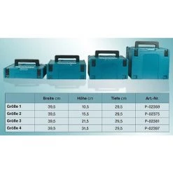 Makita Coffret MAKPAC - 821552-6